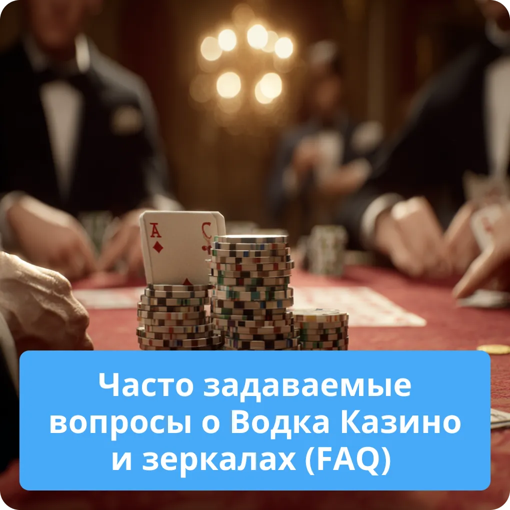 Часто задаваемые вопросы о Водка Казино и зеркалах (FAQ)