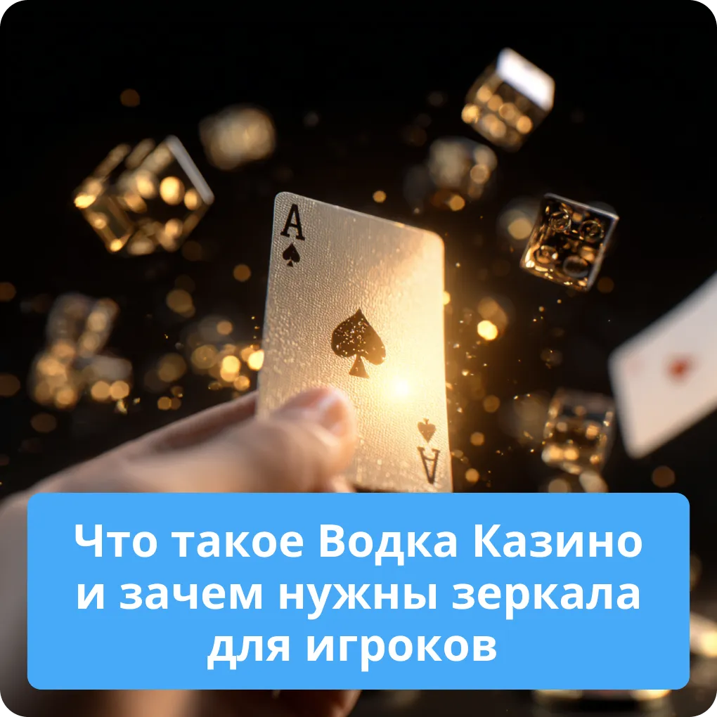 Что такое Водка Казино и зачем нужны зеркала для игроков