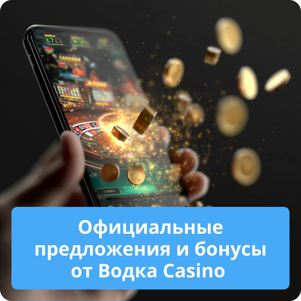 Официальные предложения и бонусы от Водка Casino